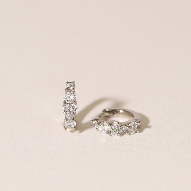 Boucles d'oreilles huggies Bloom