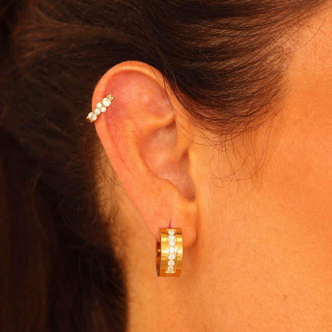 Boucles d'oreilles huggies Paloma