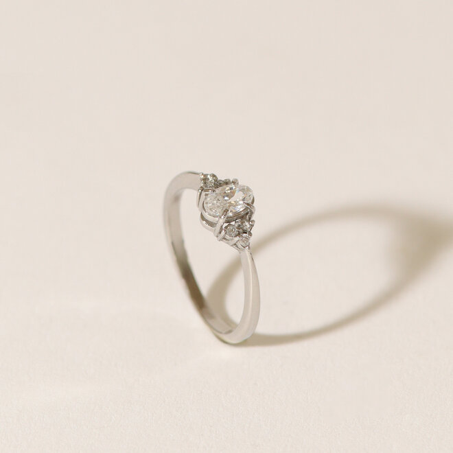 Bague pinky Petra - Argent