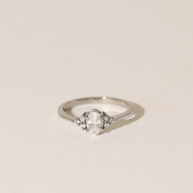 Bague pinky Petra - Argent