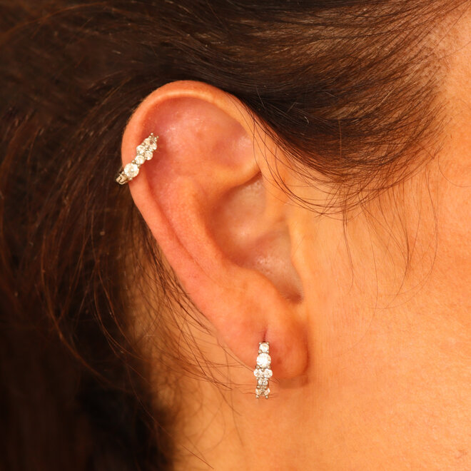 Boucles d'oreilles huggies Bloom