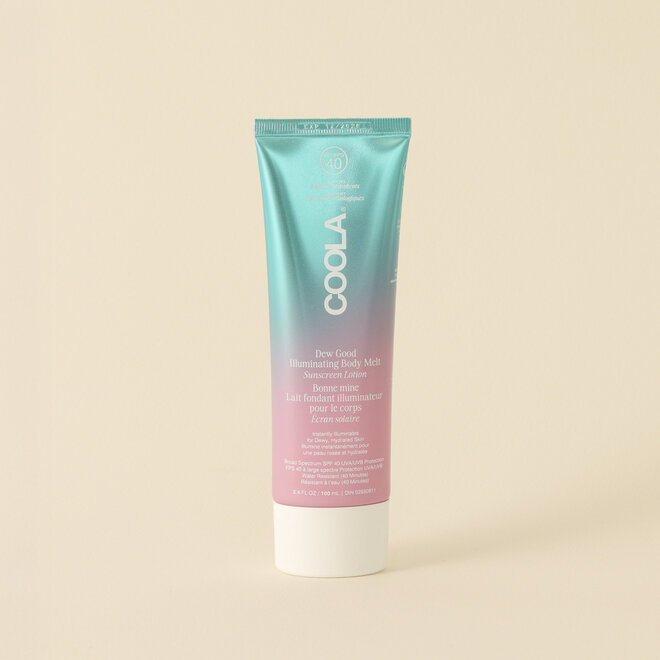 Lait fondant illuminateur pour le corps Dew good  FPS 40 - 100ml