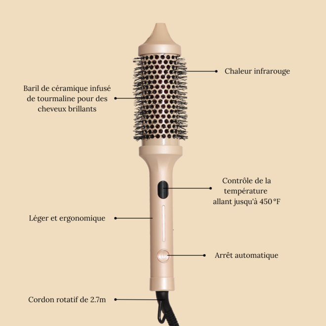 Brosse thermique Bombshell