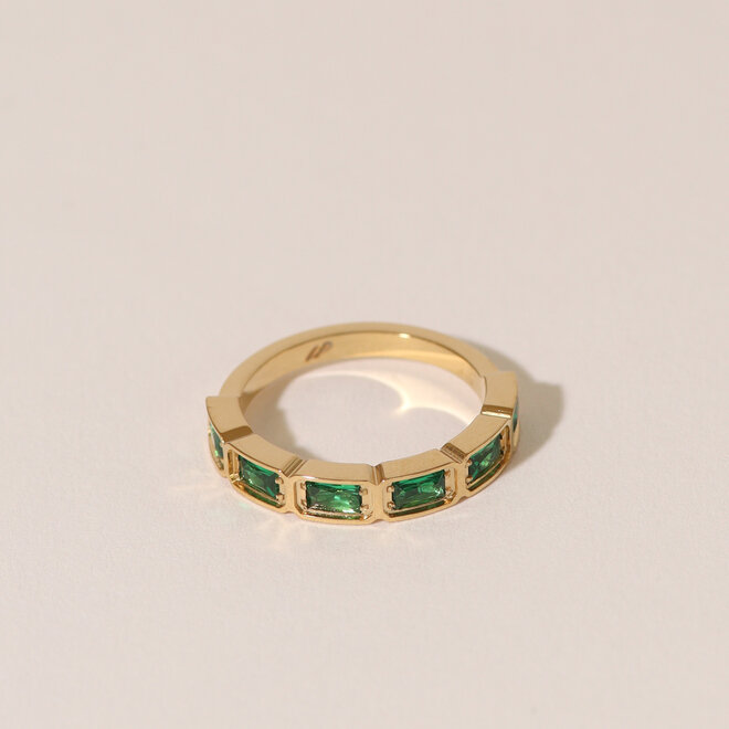 Bague Aurora Émeraude - Or