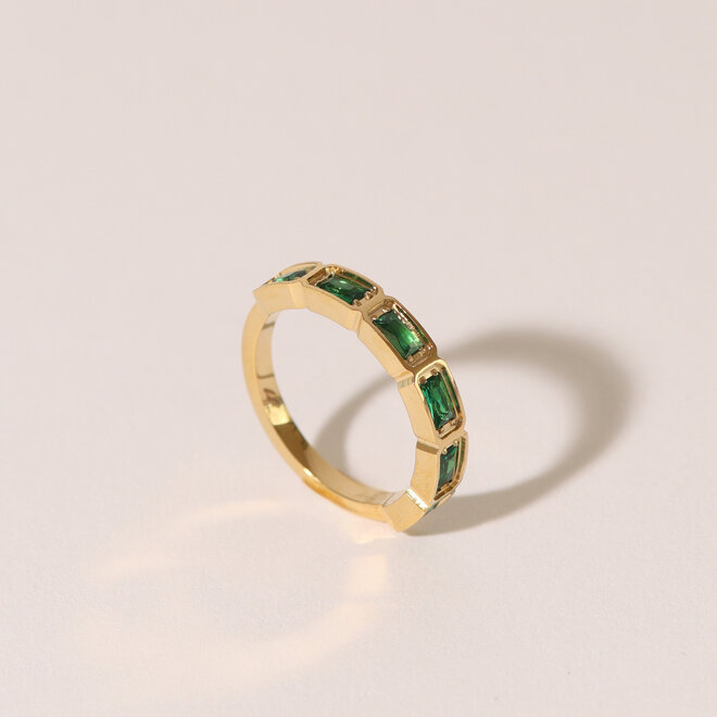 Bague Aurora Émeraude - Or
