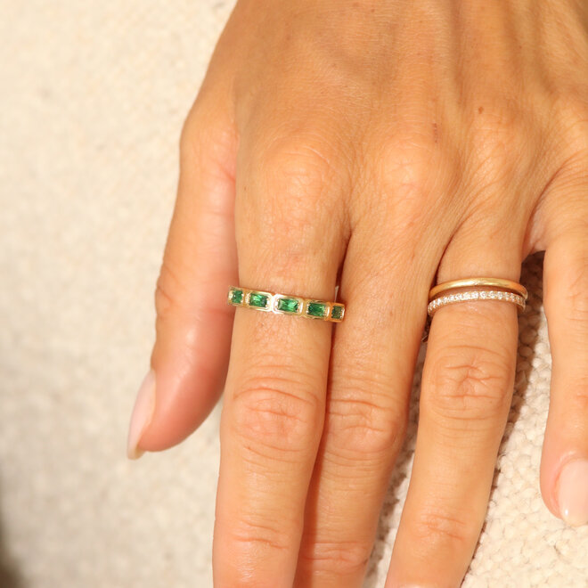 Bague Aurora Émeraude - Or
