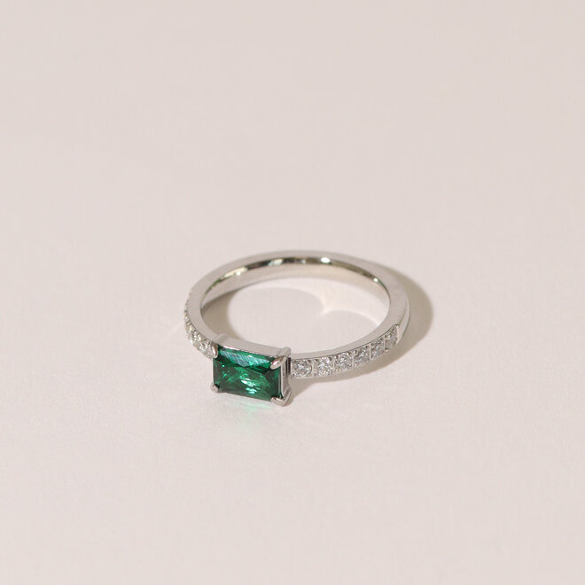 Bague Elena - Émeraude