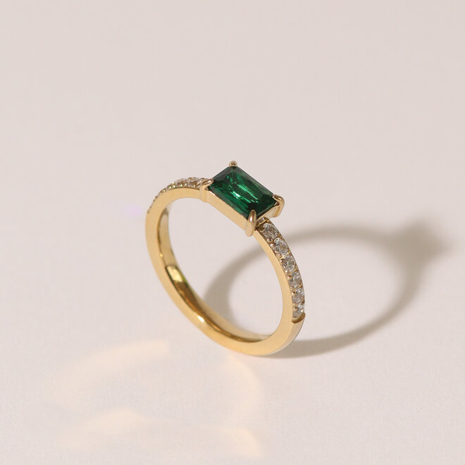 Bague Elena - Émeraude