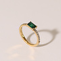Bague Elena - Émeraude