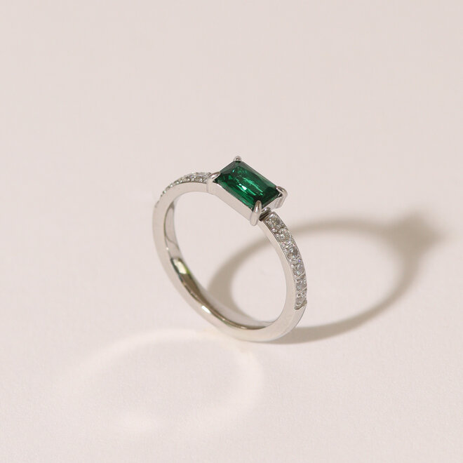 Bague Elena - Émeraude