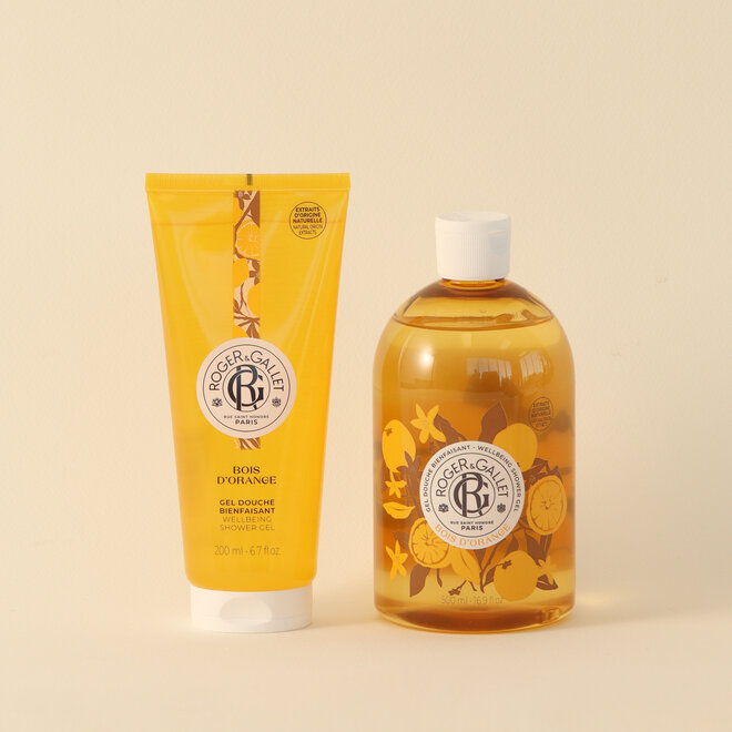 Gel douche bienfaisant Bois d'Orange