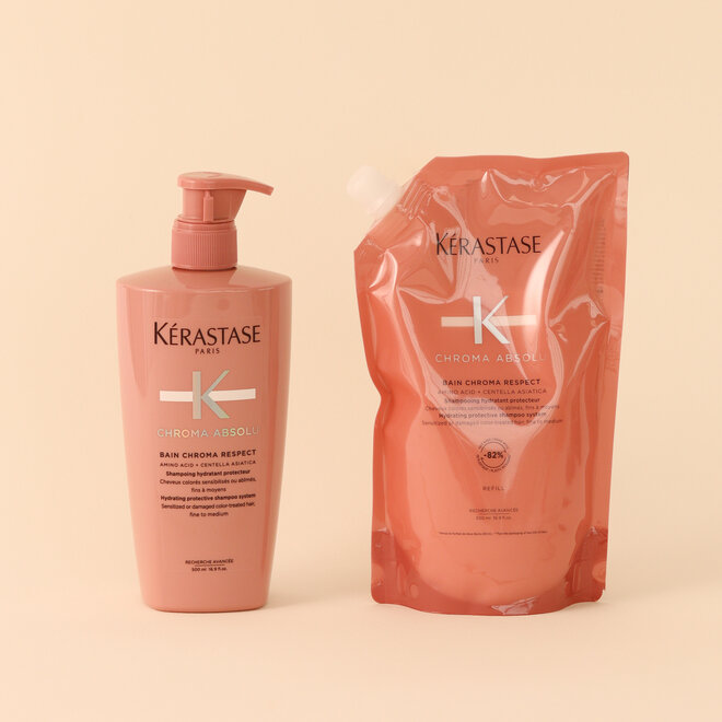 Bain Chroma Respect - Duo Bouteille & Recharge 500ml