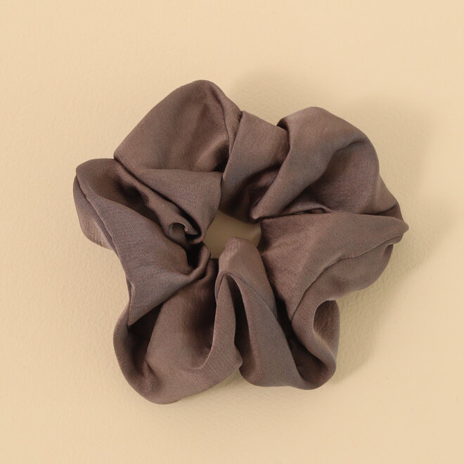 Chouchou nacré - Gris charcoal