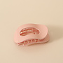 Pince à cheveux plate ovale - Rose bébé