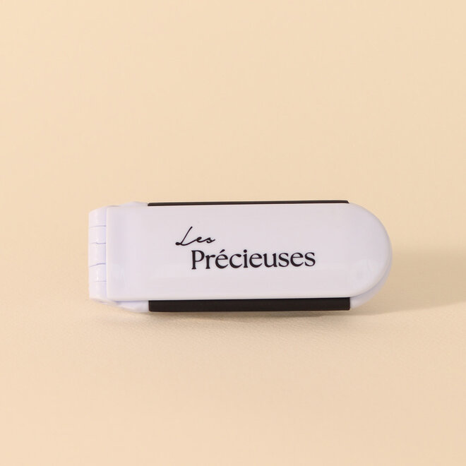 Brosse à cheveux pliable - Blanche