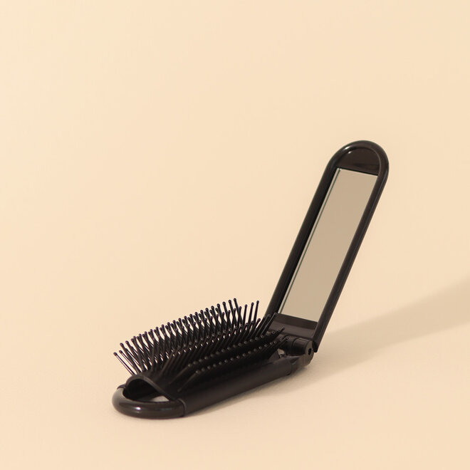 Brosse à cheveux pliable - Noir