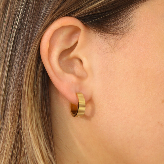 Boucles d'oreilles huggies Alex