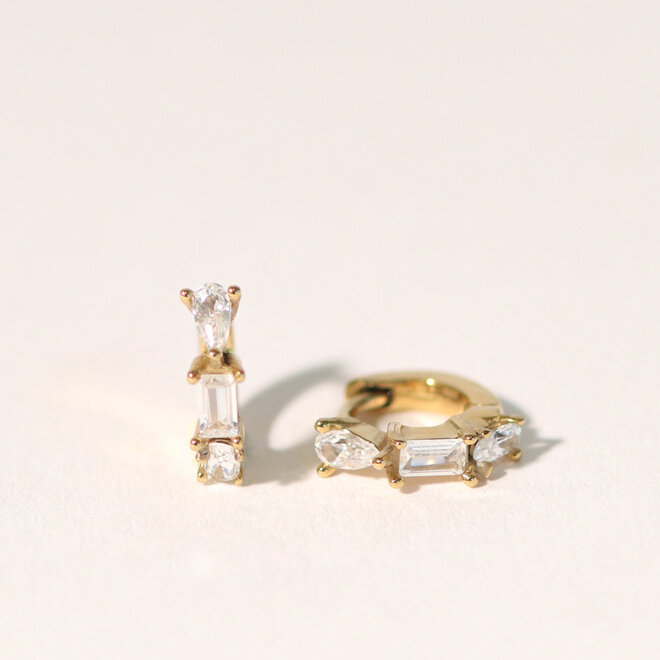 Boucles d'oreilles huggies Laure - Or