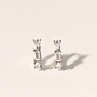 Boucles d'oreilles huggies Laure - Argent