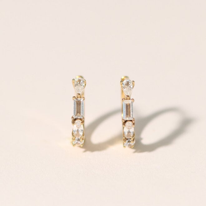 Boucles d'oreilles huggies Laure - Or