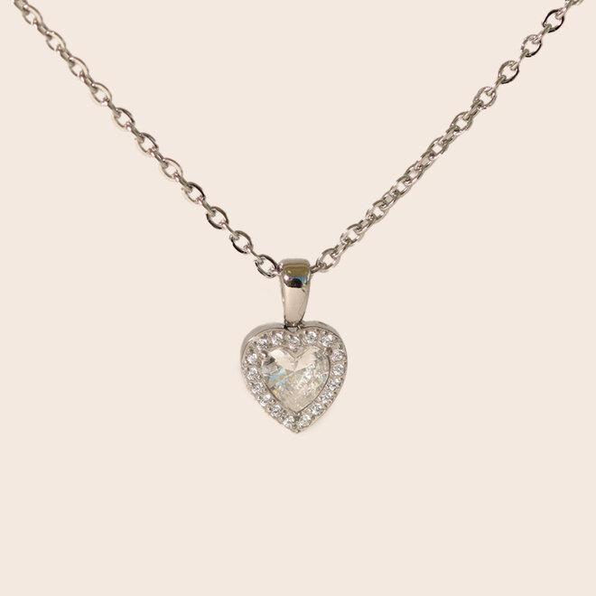 Collier Lover - Zircon Clair