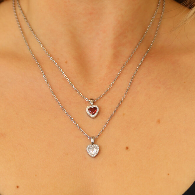 Collier Lover - Zircon Clair