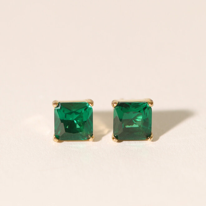 Boucles d'oreilles stud Esmeralda