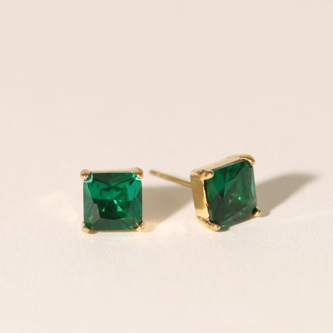 Boucles d'oreilles stud Esmeralda