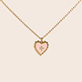 Collier Aimé - Coeur Rose