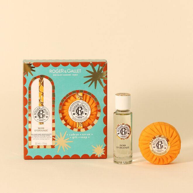 Coffret Duo Eau parfumée & Savon - Bois d'orange