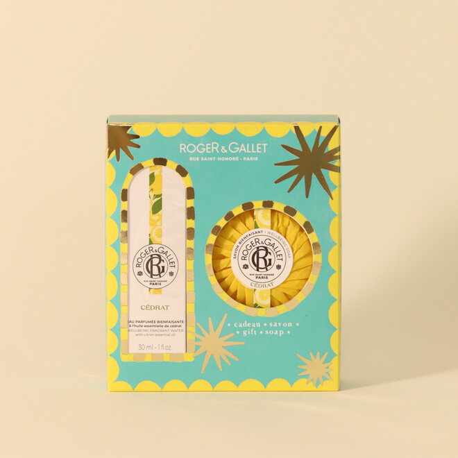 Coffret Duo Eau parfumée & Savon - Cédrat