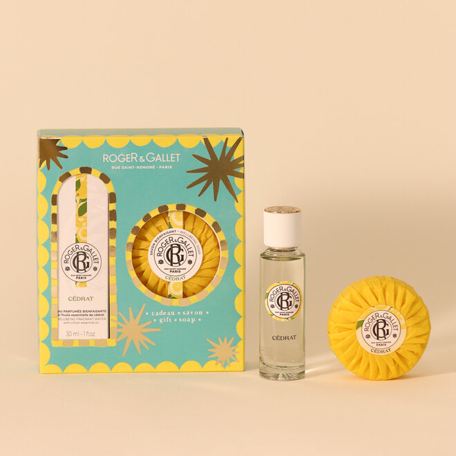 Coffret Duo Eau parfumée & Savon - Cédrat