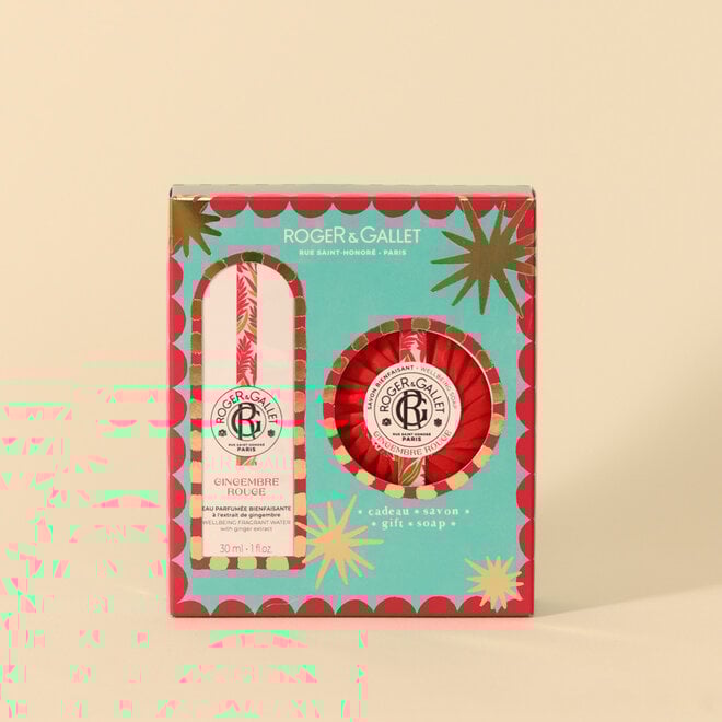 Coffret des fêtes - Duo Eau de parfum & Savon Gingembre Rouge