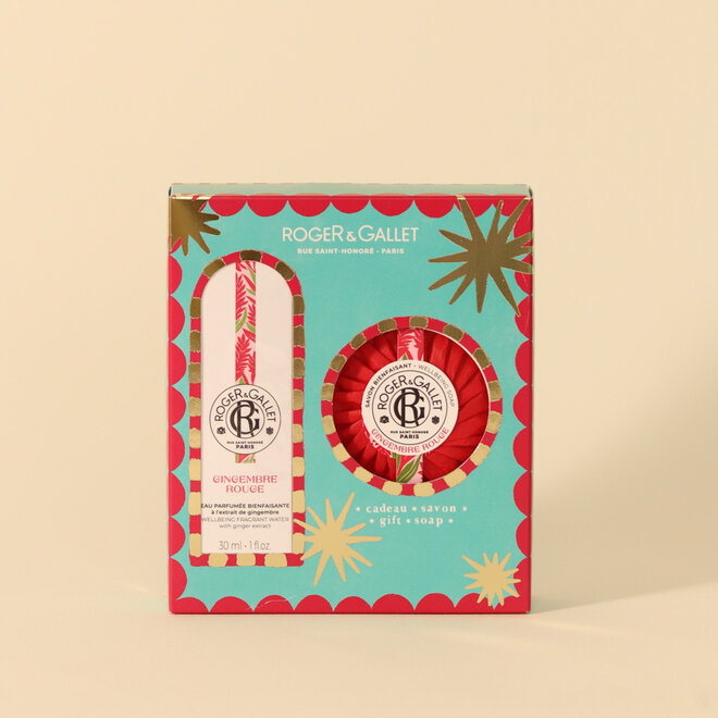 Coffret Duo parfumée & Savon - Gingembre Rouge