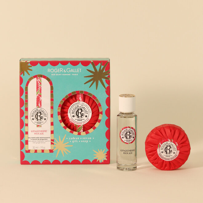 Coffret Duo parfumée & Savon - Gingembre Rouge