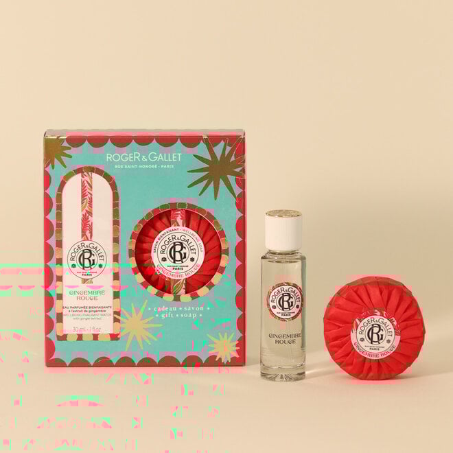 Coffret des fêtes - Duo Eau de parfum & Savon Gingembre Rouge