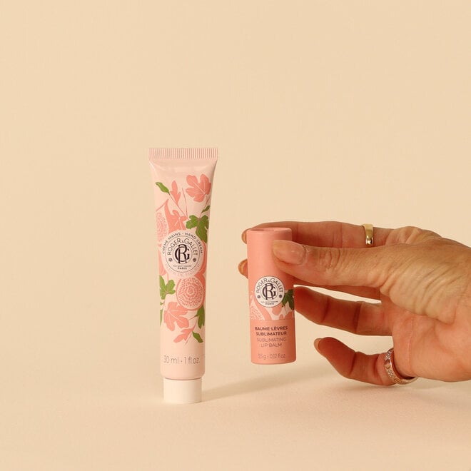 Coffret des fêtes - Duo Baume à lèvres et Crème à mains Fleur de figuier