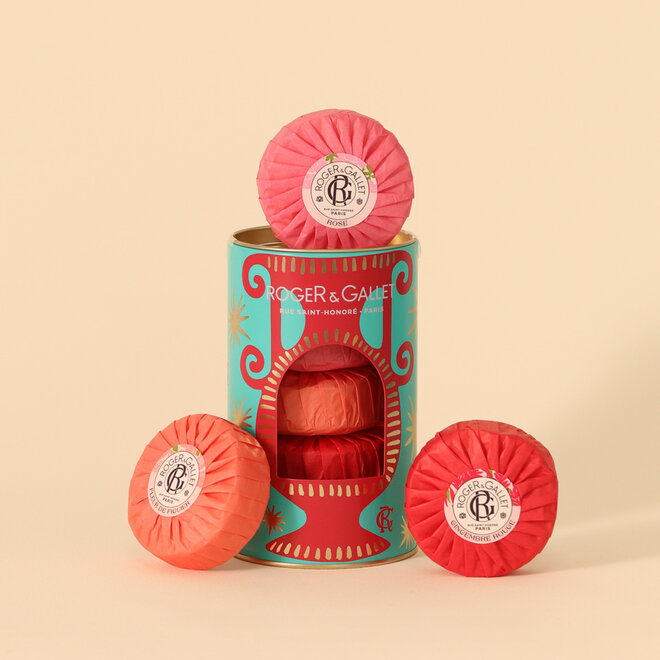 Coffret des fêtes - Trio de savons Fleur de Figuier, Rose, Néroli