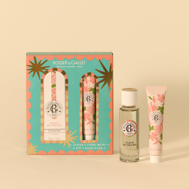 Coffret des fêtes - Eau parfumée et Crème à mains Fleur de Figuier