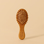 Mini brosse en bambou - Beige