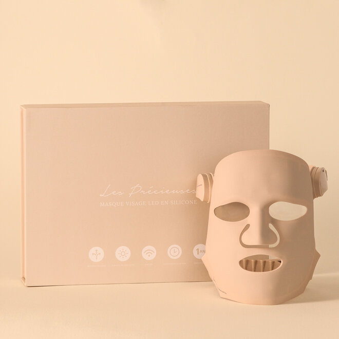 Masque LED pour le visage - Beige