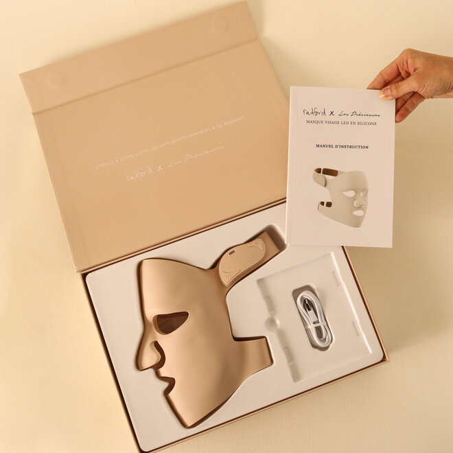 Masque LED pour le visage - Beige