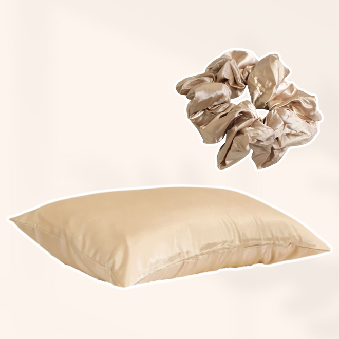 CADEAU : Taie d'oreiller Champagne + Chouchou