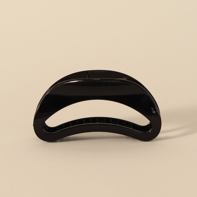 Pince à cheveux demi-lune XL - Noir