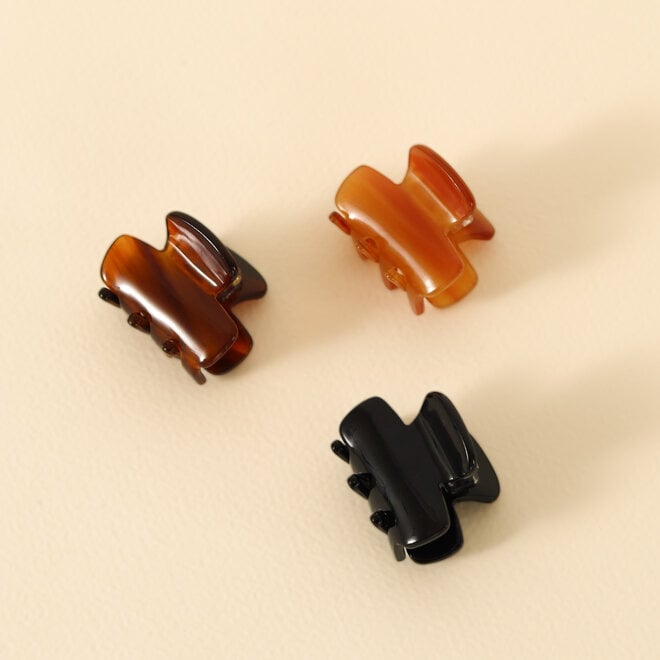 Ensemble de 3 minis pinces - Neutre