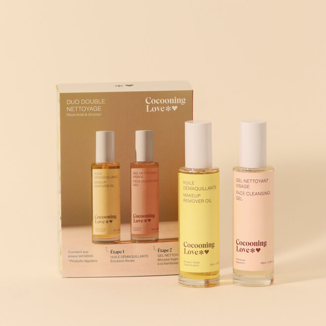 Coffret des Fêtes - Duo Nettoyant gel et Huile pour le visage