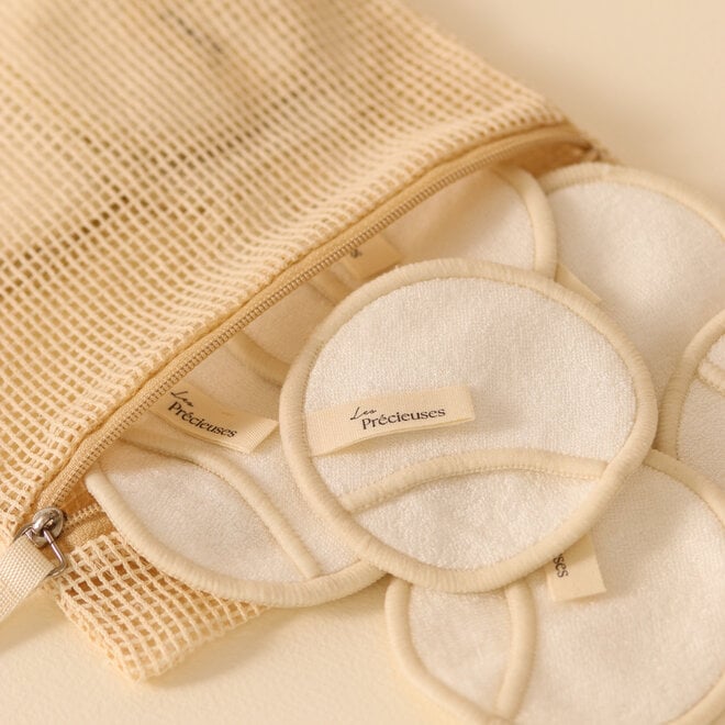 Tampons démaquillants réutilisables - 12 unités