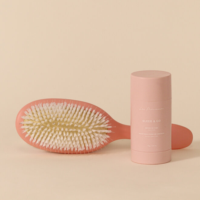 Duo Bâton de cire Sleek & Go et Brosse lissante