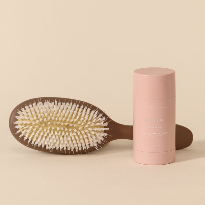 Duo Bâton de cire Sleek & Go et Brosse lissante