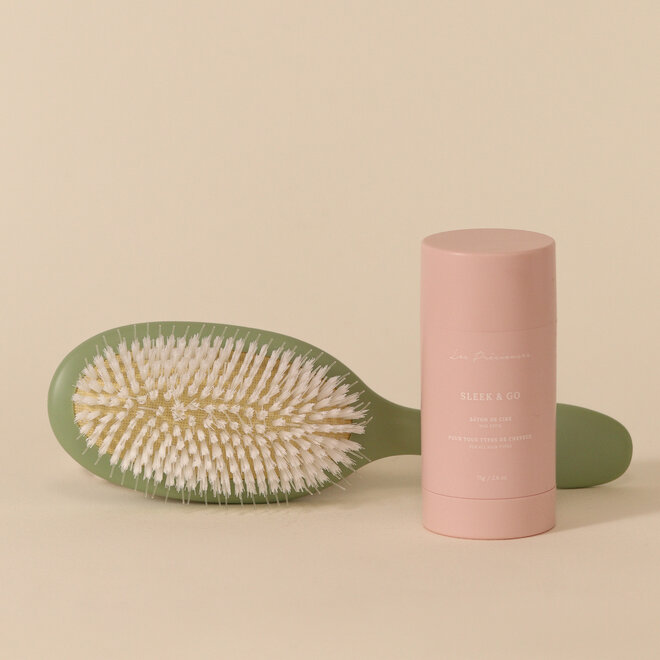 Duo Bâton de cire Sleek & Go et Brosse lissante